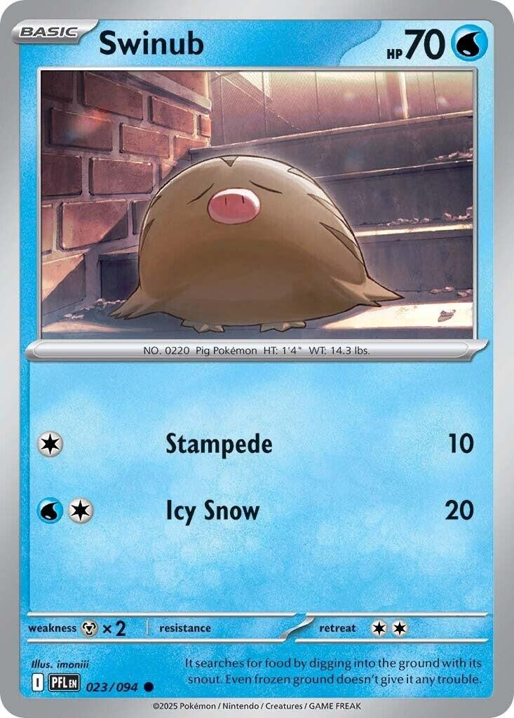 [023/094] Swinub (ME02: Phantasmal Flames)