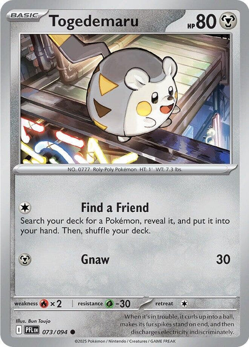 [073/094] Togedemaru (ME02: Phantasmal Flames)
