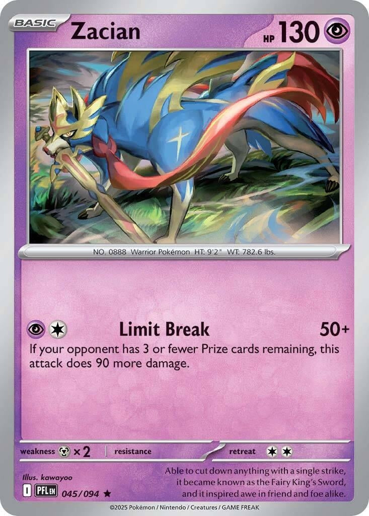 [045/094] Zacian (ME02: Phantasmal Flames)