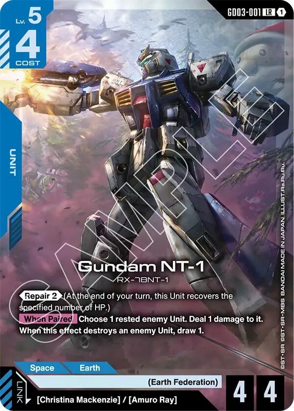 [GD03-001] Gundam NT-1 (Steel Requiem)