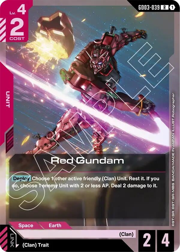 [GD03-039] Red Gundam (Steel Requiem)
