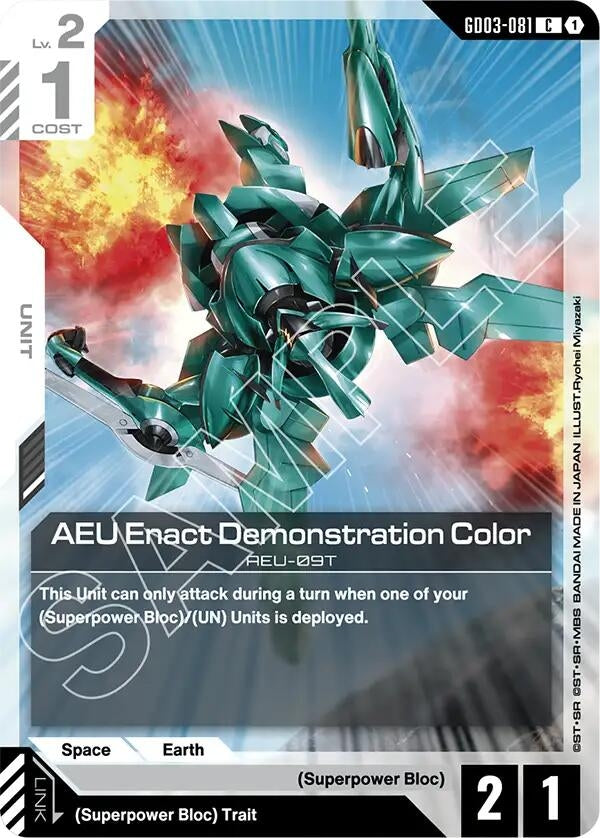[GD03-081] AEU Enact Demonstration Color (Steel Requiem)