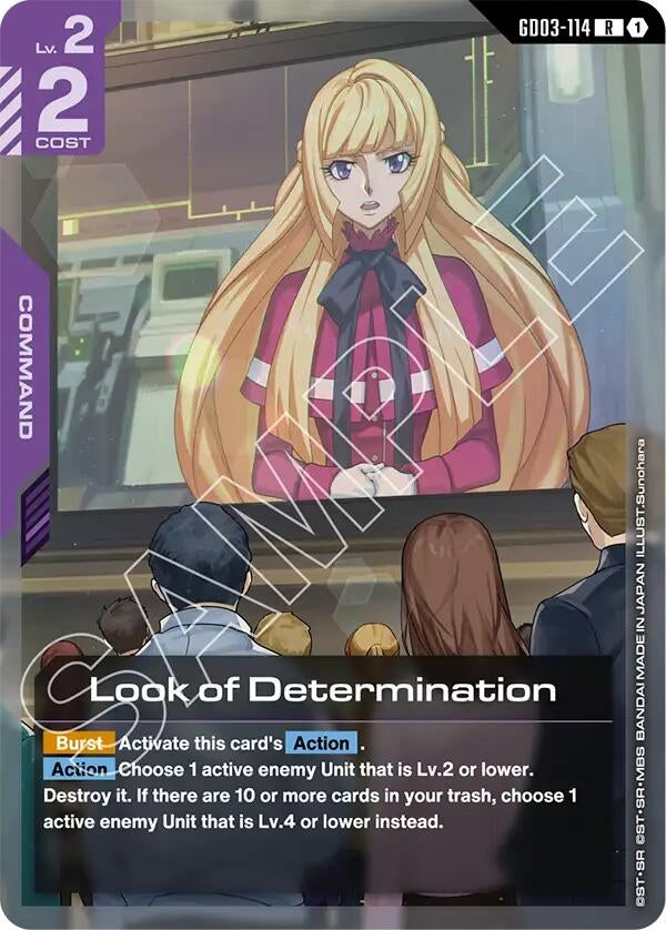 [GD03-114] Look of Determination (Steel Requiem)