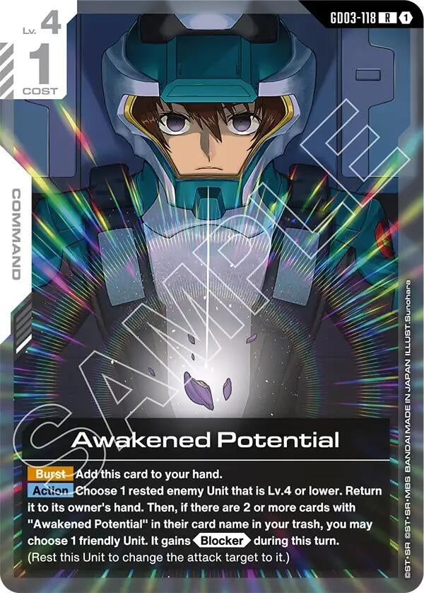 [GD03-118] Awakened Potential (Steel Requiem)