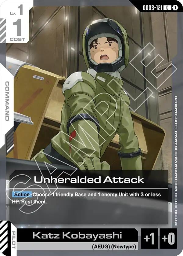 [GD03-121] Unheralded Attack (Steel Requiem)