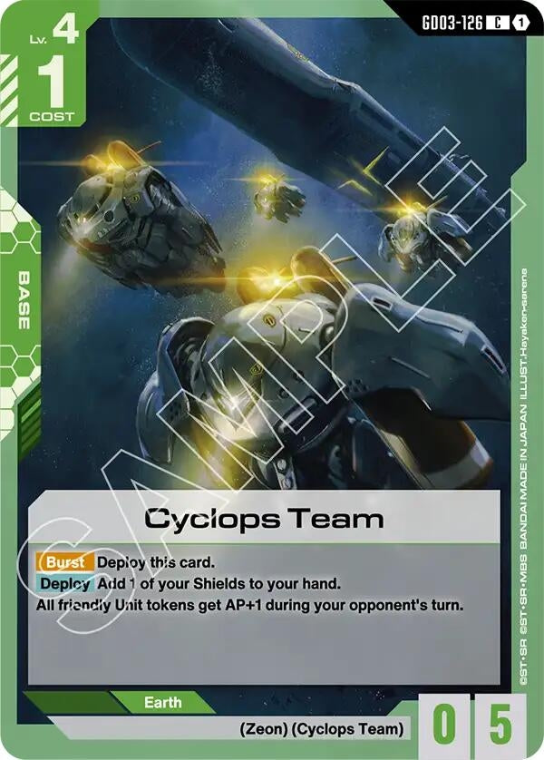 [GD03-126] Cyclops Team (Steel Requiem)