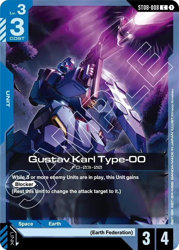 [ST08-008] Gustav Karl Type-00 (Starter Deck 08: Flash of Radiance)