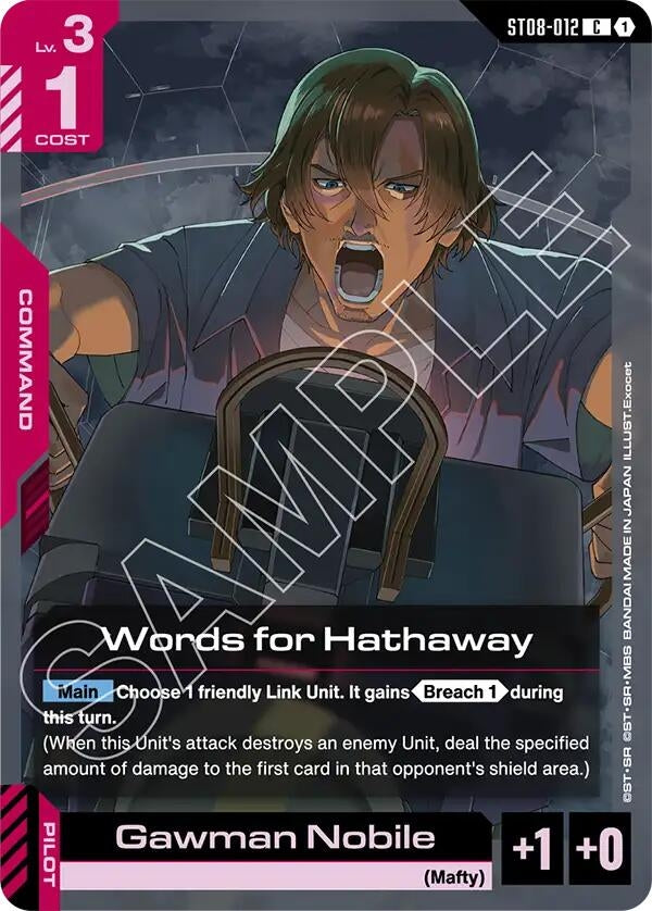 [ST08-012] Words for Hathaway (Starter Deck 08: Flash of Radiance)