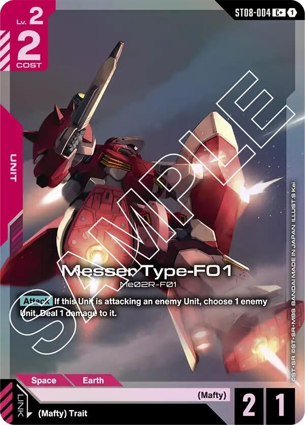[ST08-004] Messer Type-F01 (C+) (Starter Deck 08: Flash of Radiance)