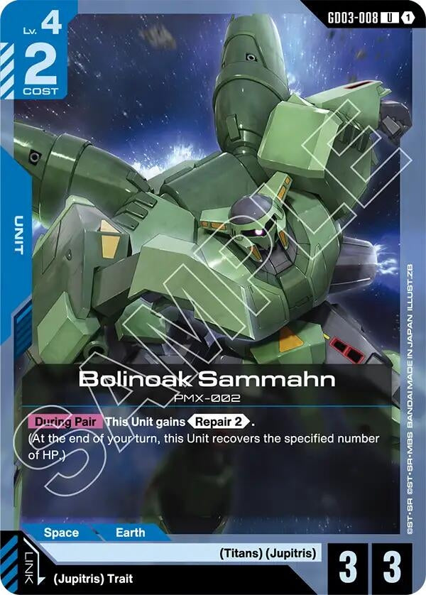 [GD03-008] Bolinoak Sammahn (Steel Requiem)