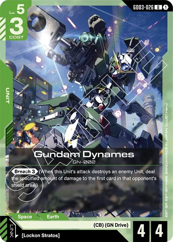 [GD03-026] Gundam Dynames (Steel Requiem)