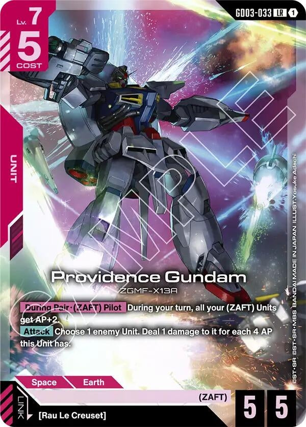 [GD03-033] Providence Gundam (Steel Requiem)
