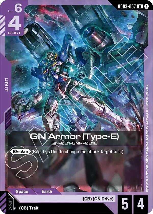 [GD03-057] GN Armor (Type-E) (Steel Requiem)