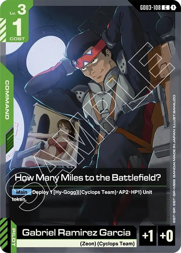 [GD03-108] How Many Miles to the Battlefield? (Steel Requiem)