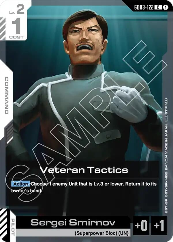 [GD03-122] Veteran Tactics (Steel Requiem)