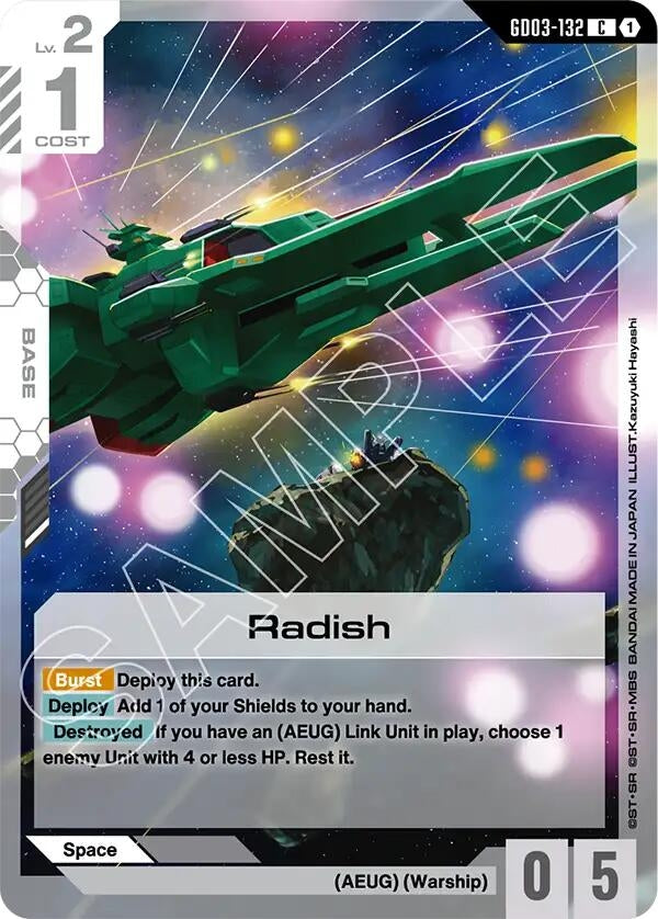 [GD03-132] Radish (Steel Requiem)