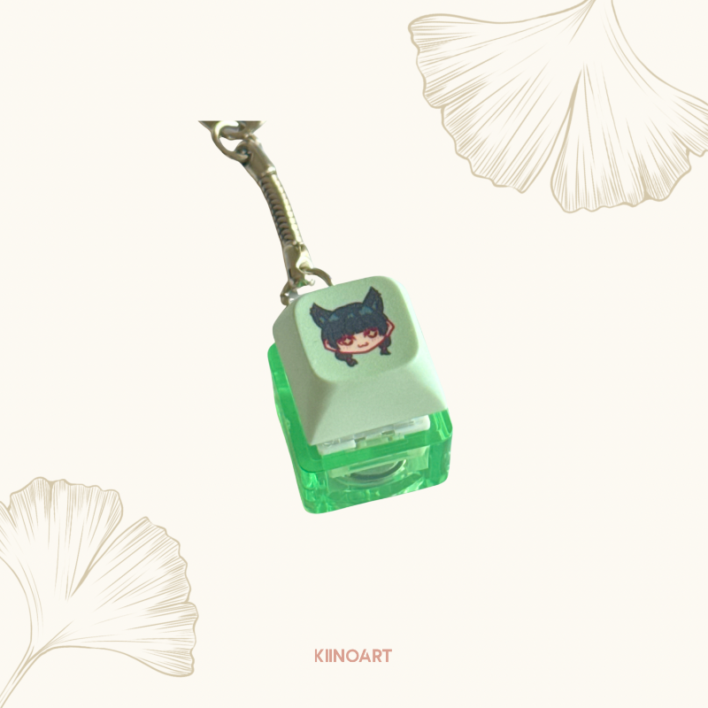 Mao Mao  - Keycap Keychain