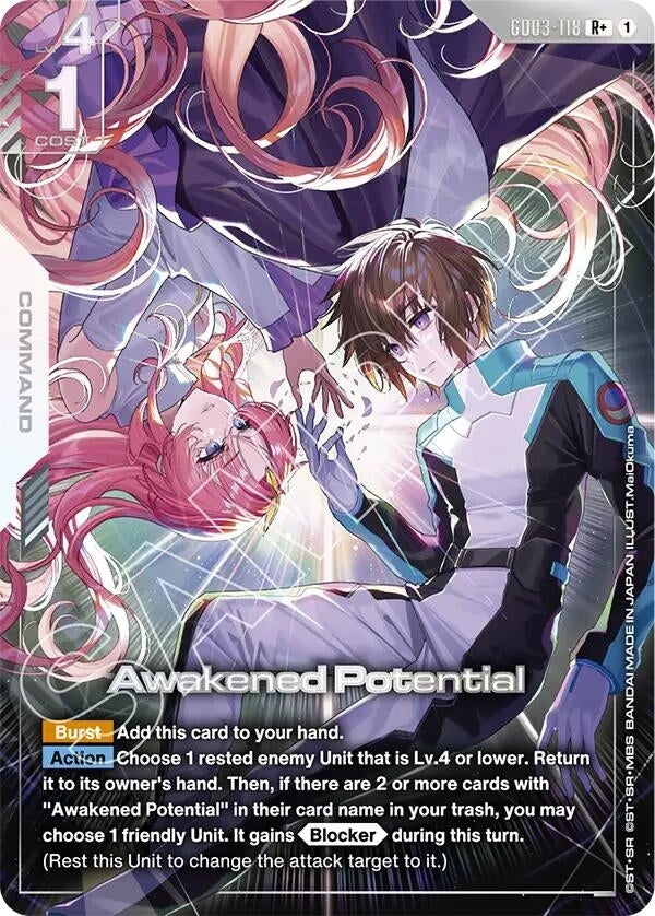 [GD03-118] Awakened Potential (R+) (Steel Requiem)