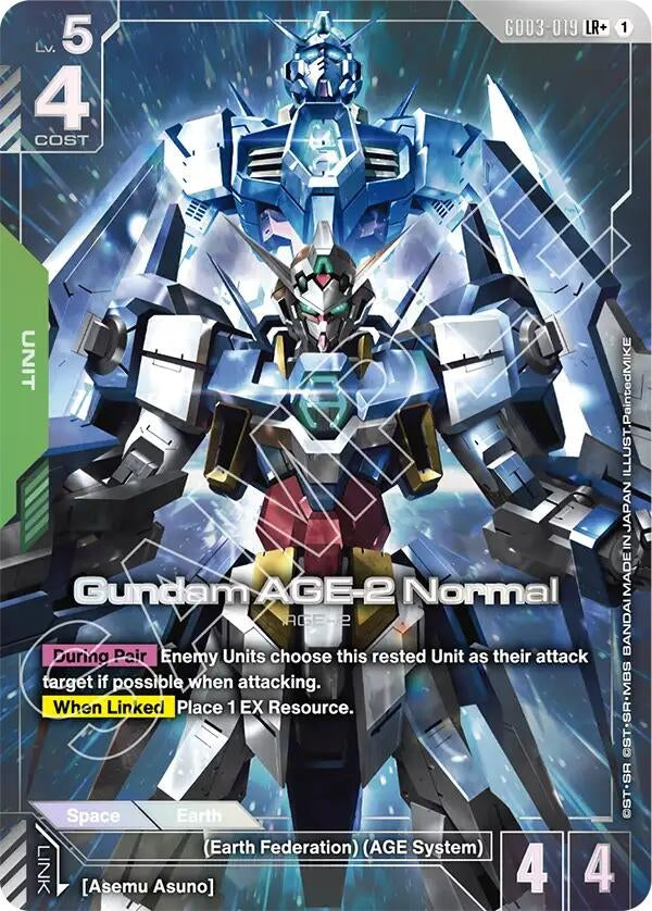 [GD03-019] Gundam AGE-2 Normal (LR+) (Steel Requiem)
