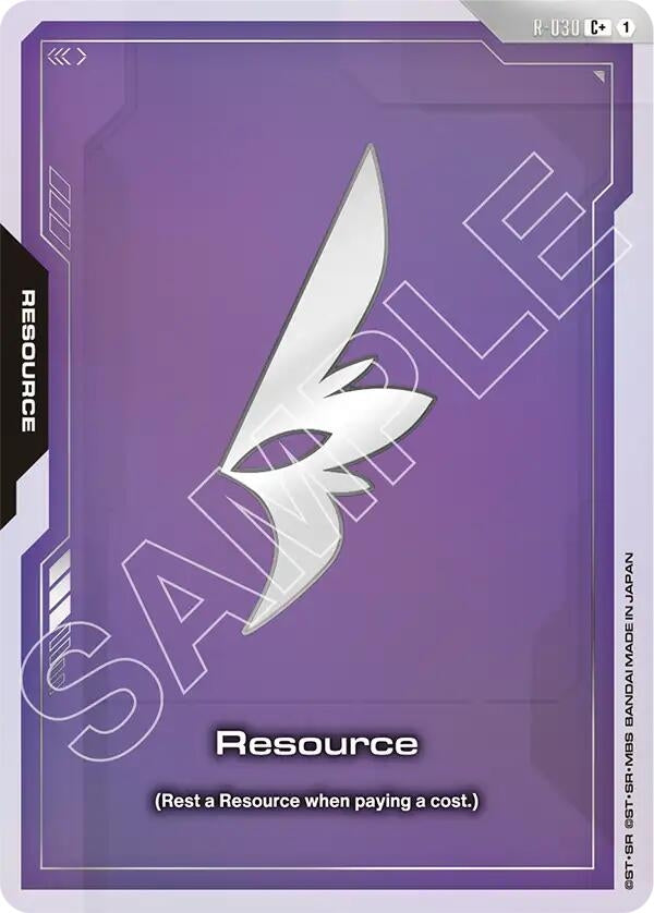[R-030] Resource (R-030) (C+) (Starter Deck 09: Destiny Ignition)