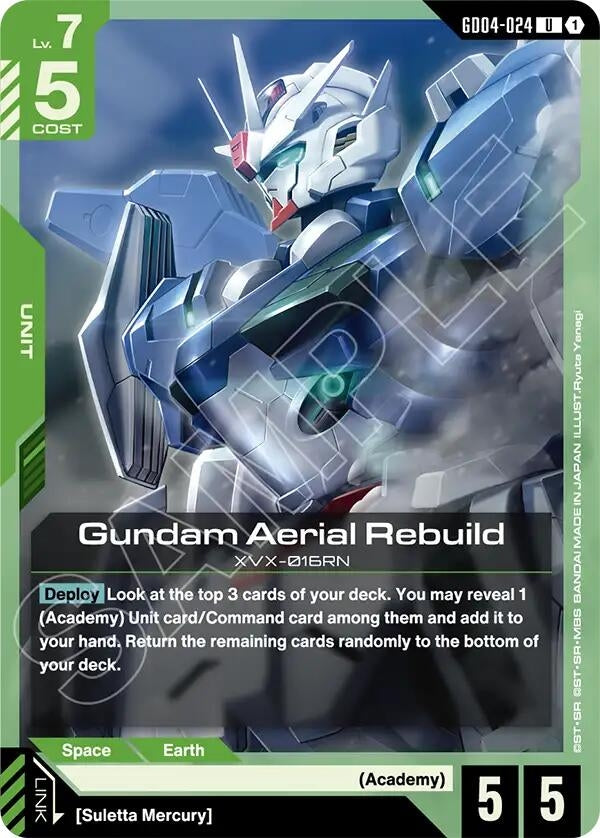 [GD04-024] Gundam Aerial Rebuild (Phantom Aria)