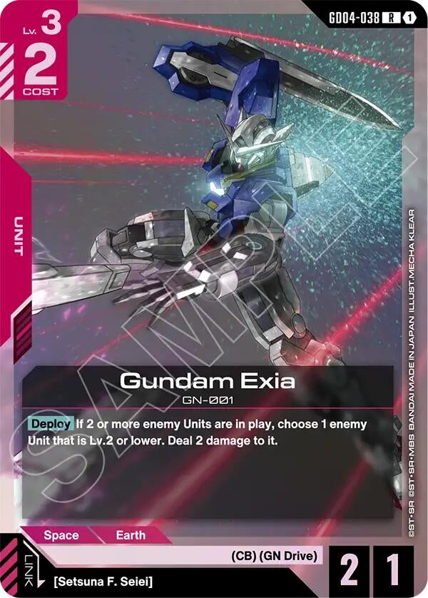 [GD04-038] Gundam Exia (GD04-038) (Phantom Aria)