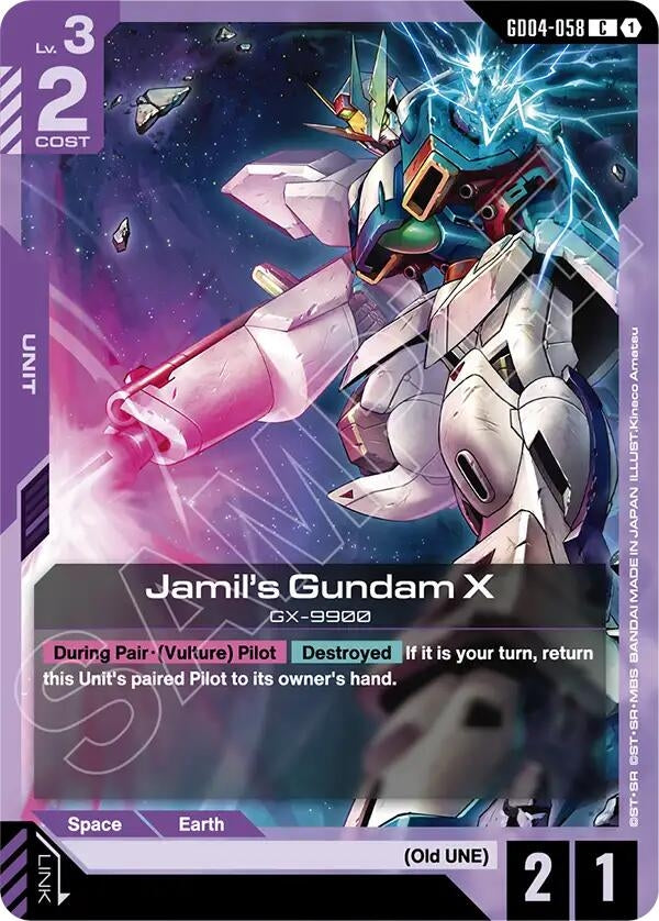 [GD04-058] Jamil's Gundam X (Phantom Aria)