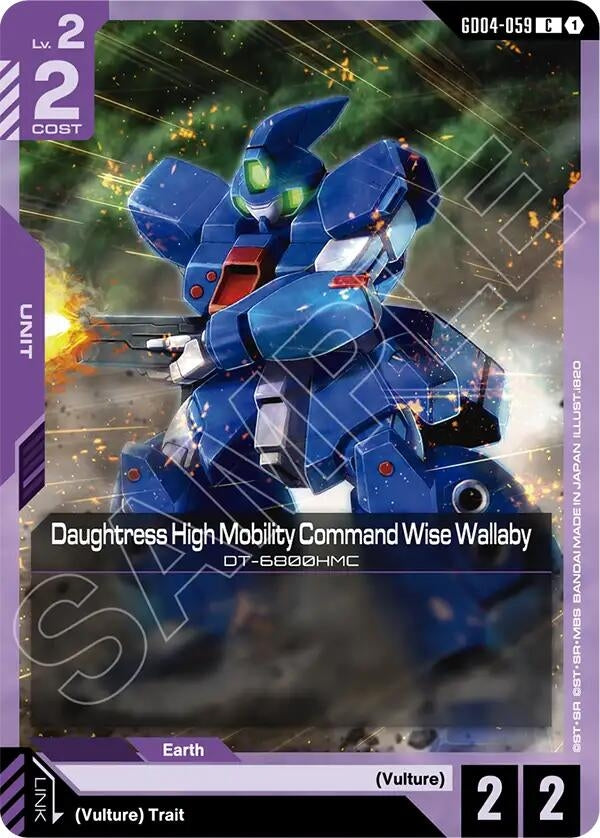 [GD04-059] Daughtress High Mobility Command Wise Wallaby (Phantom Aria)