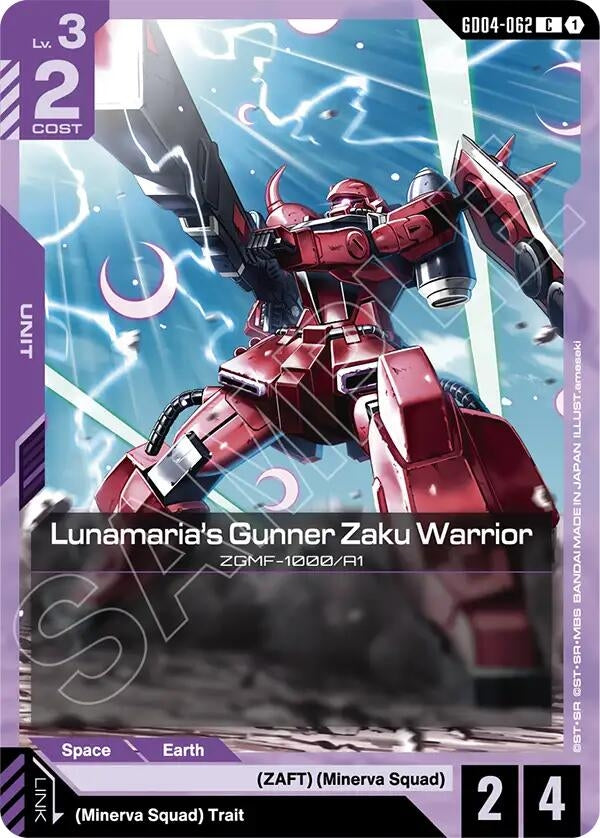 [GD04-062] Lunamaria's Gunner Zaku Warrior (Phantom Aria)