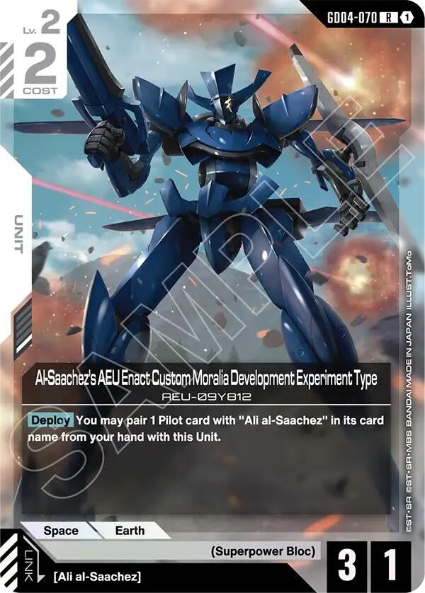 [GD04-070] Al-Saachez's AEU Enact Custom Moralia Development Experiment Type (Phantom Aria)