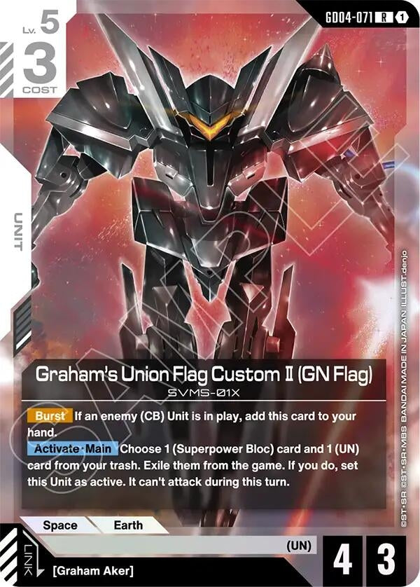 [GD04-071] Graham's Union Flag Custom II (GN Flag) (Phantom Aria)