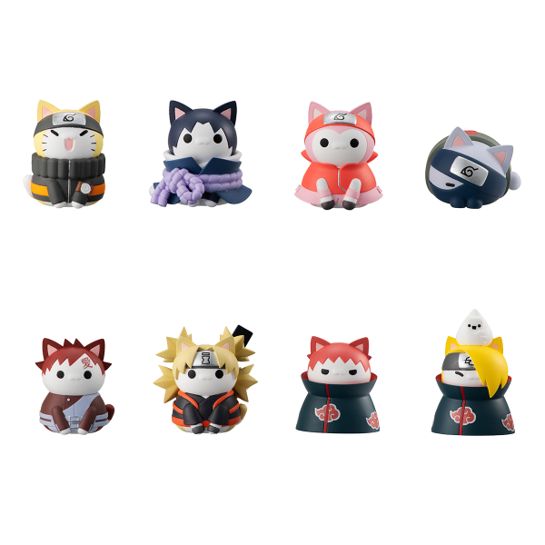 Mega Cat Project - Naruto Shippuden Nyaruto! Ver. Battle With Akatsuki - Single Blind Box (Re-Run)