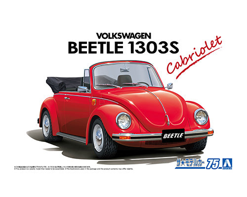 75 Volkswagen 15ADK Beetle 1303S Cabriolet '75 1/24