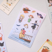Ghibli Howl's Moving Castle Fan Art Vinyl Sticker Sheet