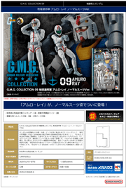 [Preorder][ETA Q3 2027] G.M.G. COLLECTION 09 Mobile Suit Gundam Earth Federation Amuro Ray Normal Suit Ver.