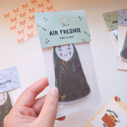 Ghibli No Face Fan Art Air Freshener (Pine)