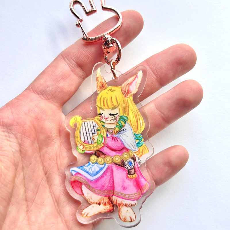 Zelda Bunny - Legend of Zelda - Acrylic Keychain