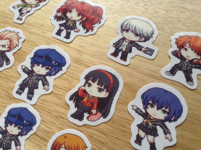 Persona 4 Stickers Set of 9