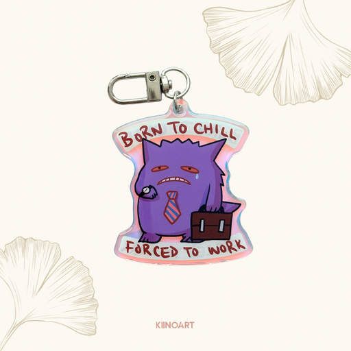 Gengar Work - Keychain
