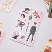 Dandadan Okarun Fan Art Vinyl Sticker Sheet