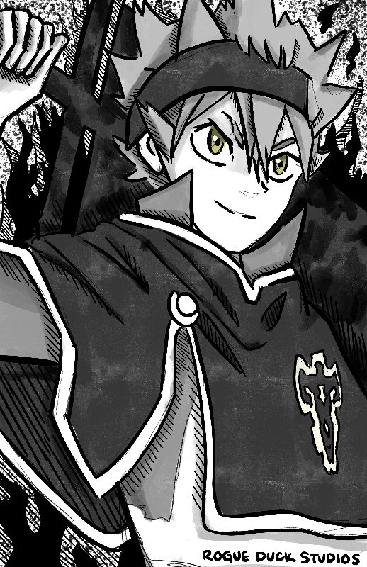 Print- Black Clover - Asta