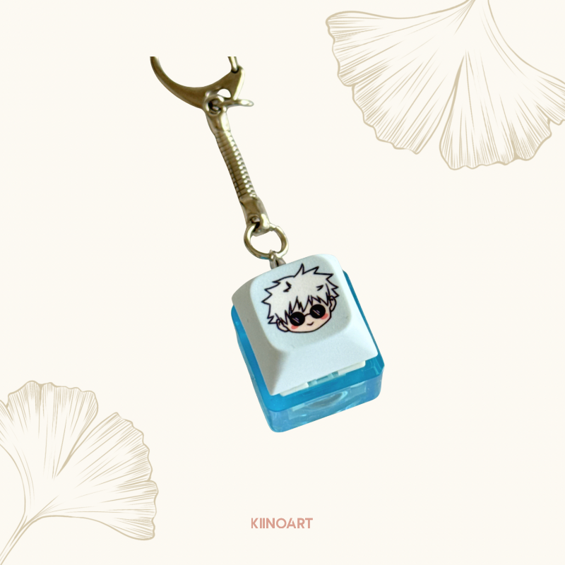 Gojo Head  - Keycap Keychain