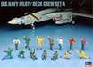 [X48-6] U.S. Navy Pilot/Deck Crew Set A 1/48