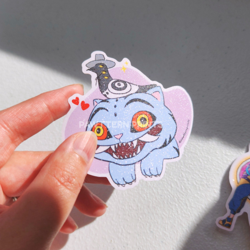 Kpop Demon Hunters Derpy-Sussie Fan Art Diecut Sticker