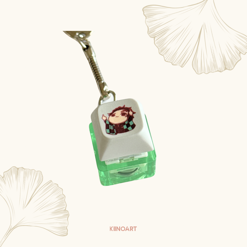 Tanjiro Flip - Keycap Keychain
