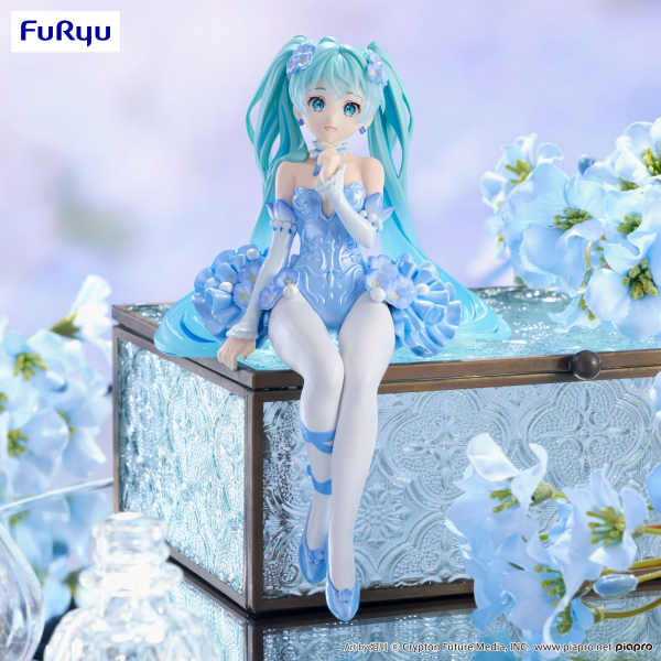 Noodle Stopper - Flower Fairy Nemophila Pail Blue Color Ver. - Hatsune Miku