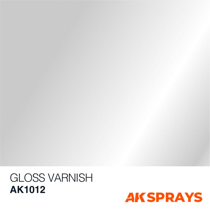 AK1012 Gloss Varnish - Spray 400ml (Includes 2 Nozzles)