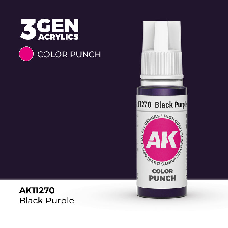 AK11270 Gen-3 Black Purple Color Punch 17 ml