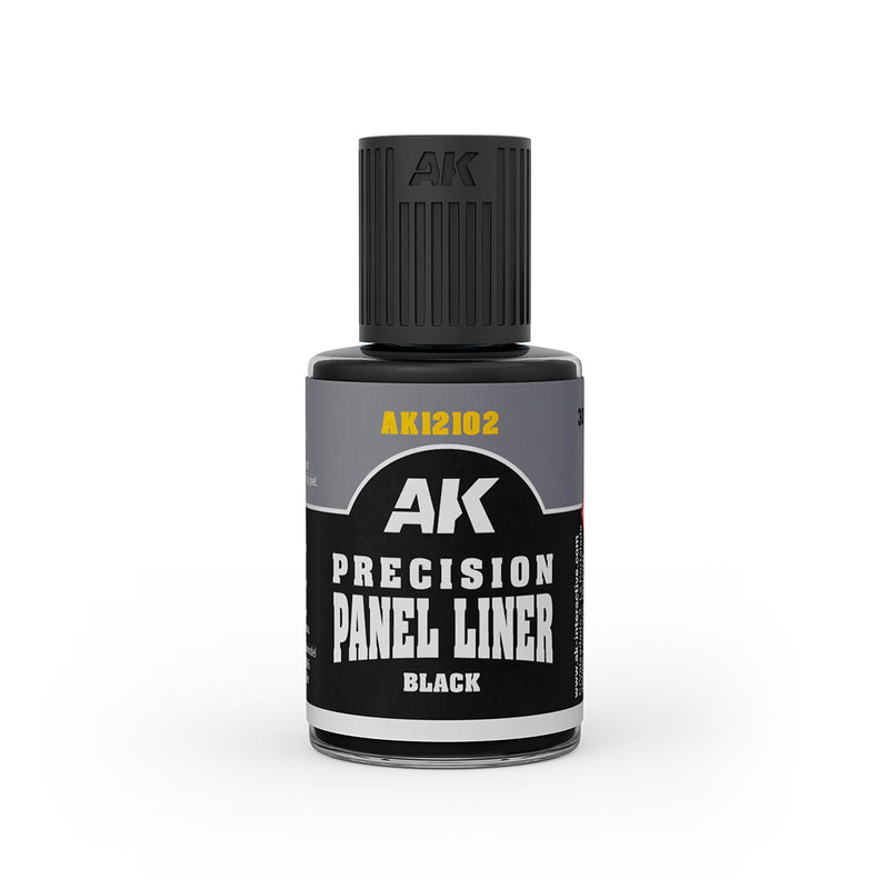 AK12102 Precision Panel Liner - Black (30ml)