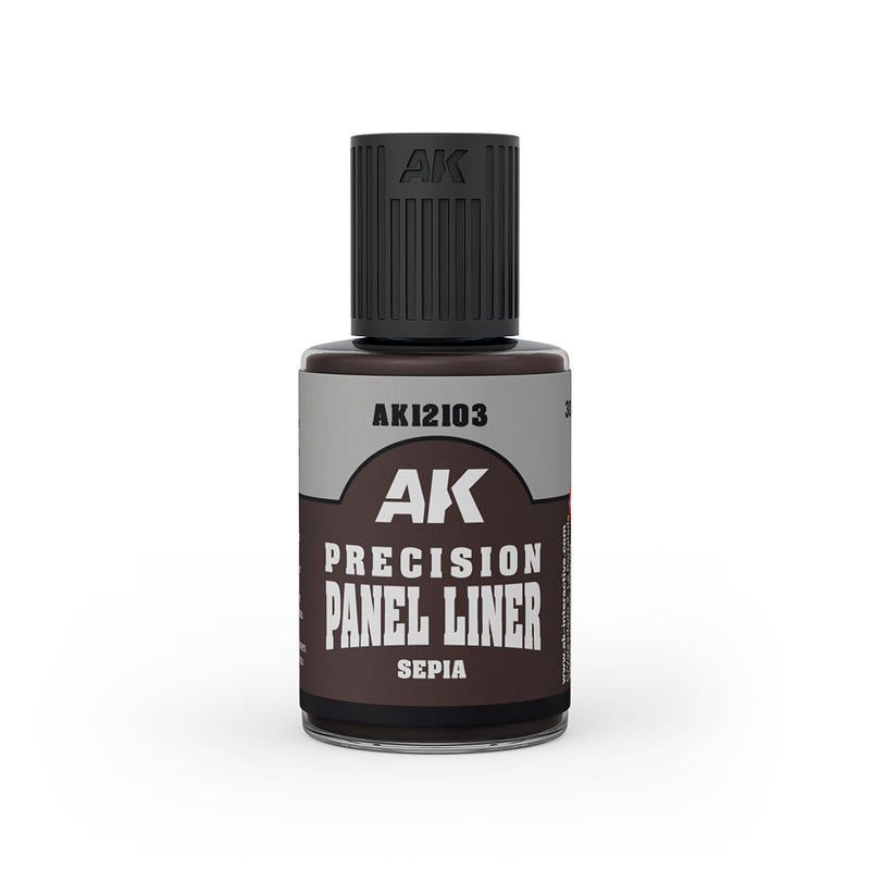 AK12131 Precision Panel Liner - Sepia (30ml)
